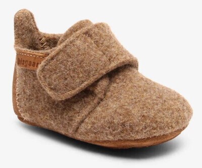 BISGAARD - Baby Pantoffel Wool - Camel