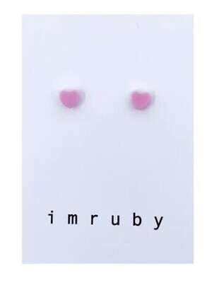IMRUBY - ELLE Earring - Zachtroze