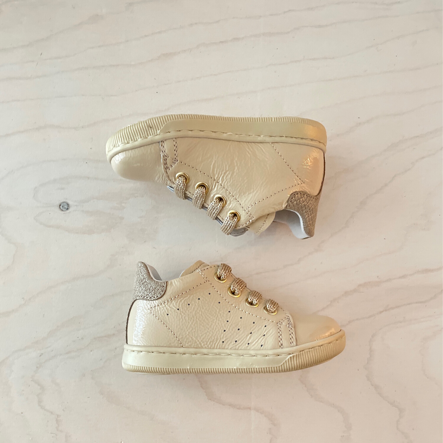 FALCOTTO - Sneaker Adam - Naplak Milk Platinum