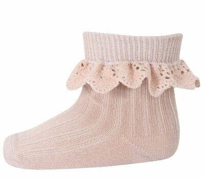 MP Denmark - Lisa Socks With Laces - Rose Dust Col.853