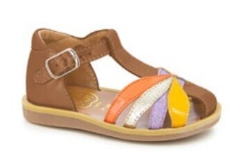 POM D&#39;API - Sandaal Poppy Oto - Camel Orange