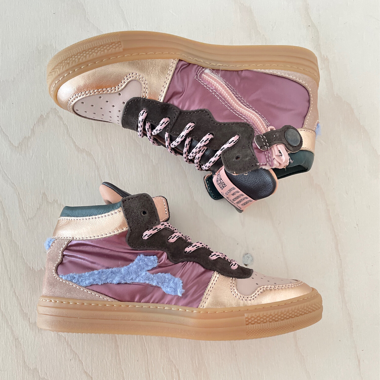 RONDINELLA - Hoge sneaker - Champagne