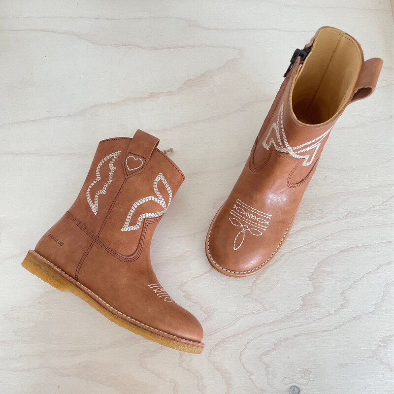 ANGULUS - Cowboy Boot - Tan