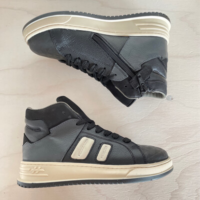 HIP - Hoge Sneaker - Black Dark Grey