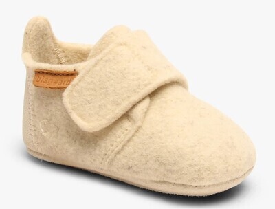 BISGAARD - Baby Pantoffel Wool - Creme
