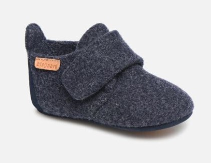 BISGAARD - Baby Pantoffel Wool - Blue