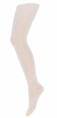 MP Denmark - Cotton rib tights - Creme Melange Col.499