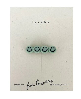 IMRUBY - Bregje Smiley Clip - Soft mint