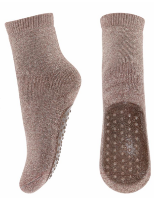 MP Denmark - Celina Socks Antislip - Brown Sienna Glitter Col.76