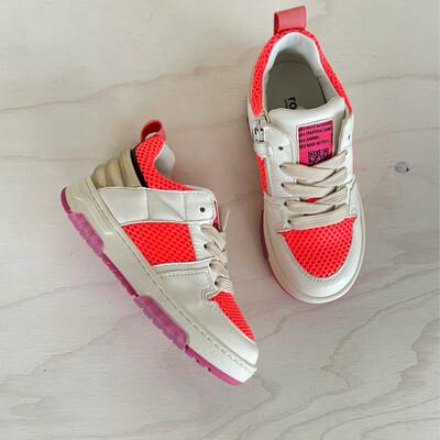 RONDINELLA - Sneaker - White Pink Neon