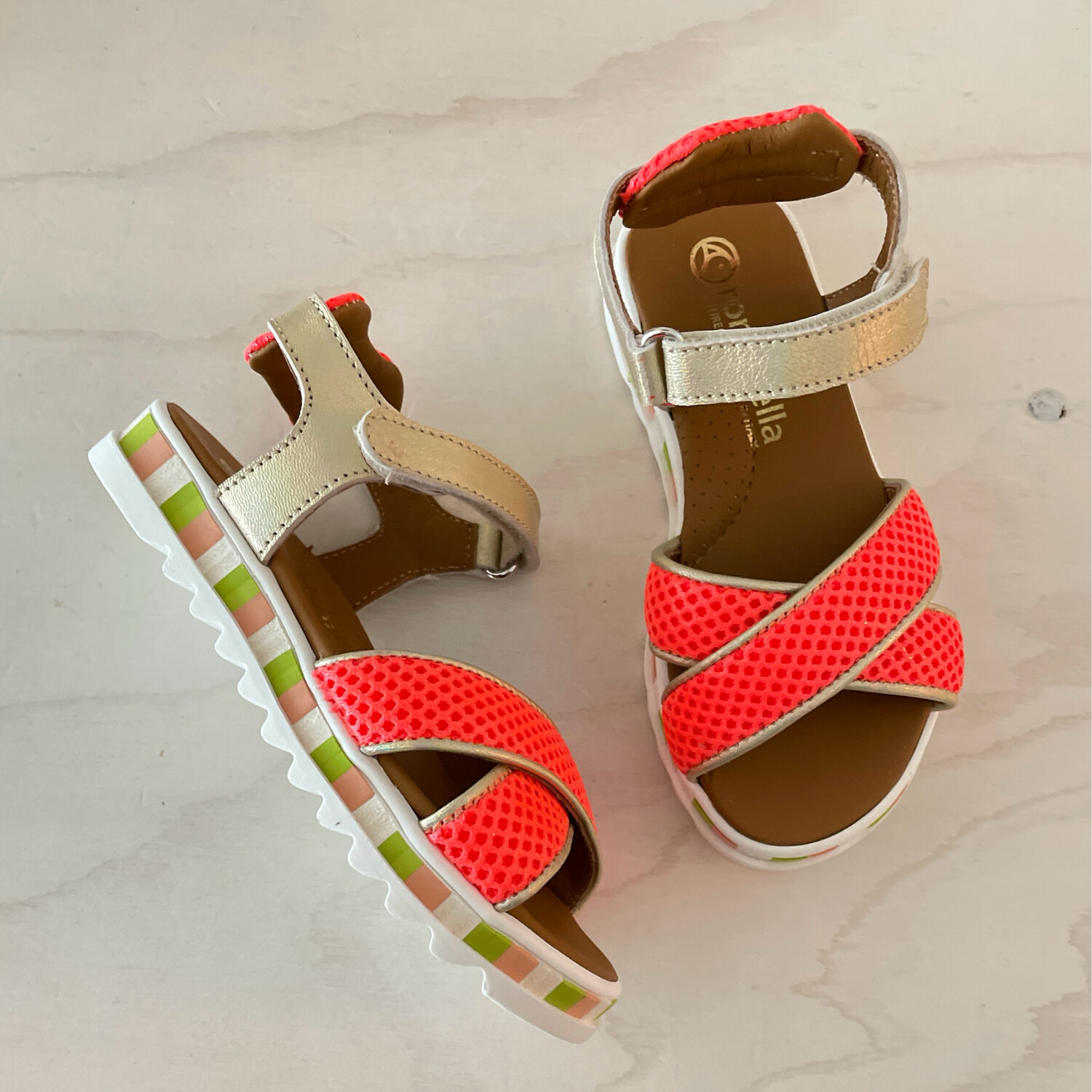 RONDINELLA - Sandaal - Platinum Pink Neon