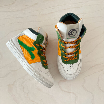 RONDINELLA - Sneaker High - Verde Orange
