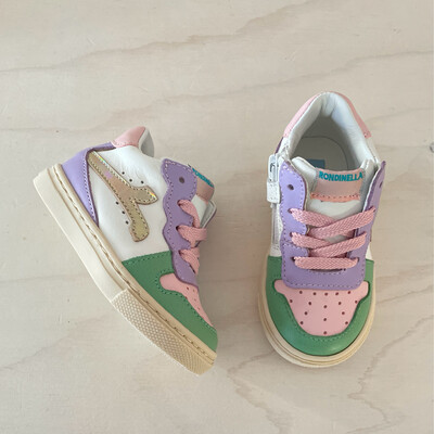 RONDINELLA - Sneaker Mini - Pastel Verde Purple