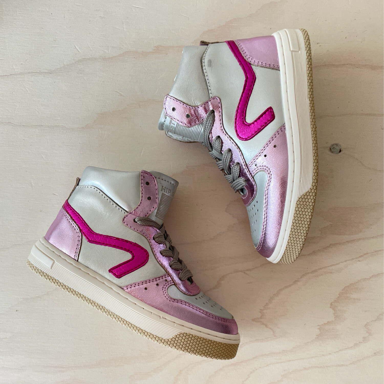 HIP - Sneaker Hoog - Rose Silver