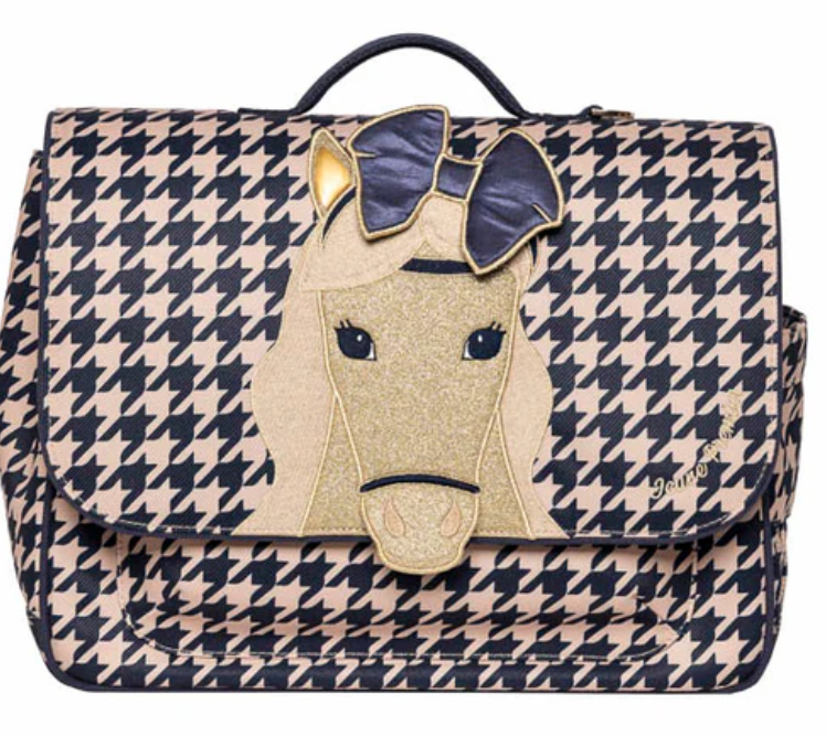 JEUNE PREMIER - It Bag Midi - Houndstooth Horse
