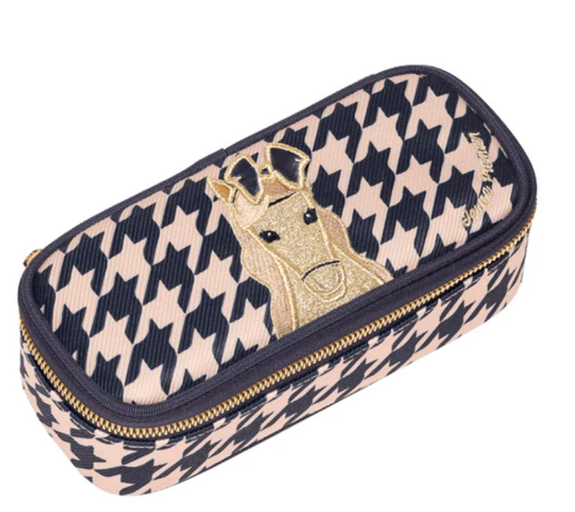 JEUNE PREMIER - Pencil Box - Houndstooth Horse