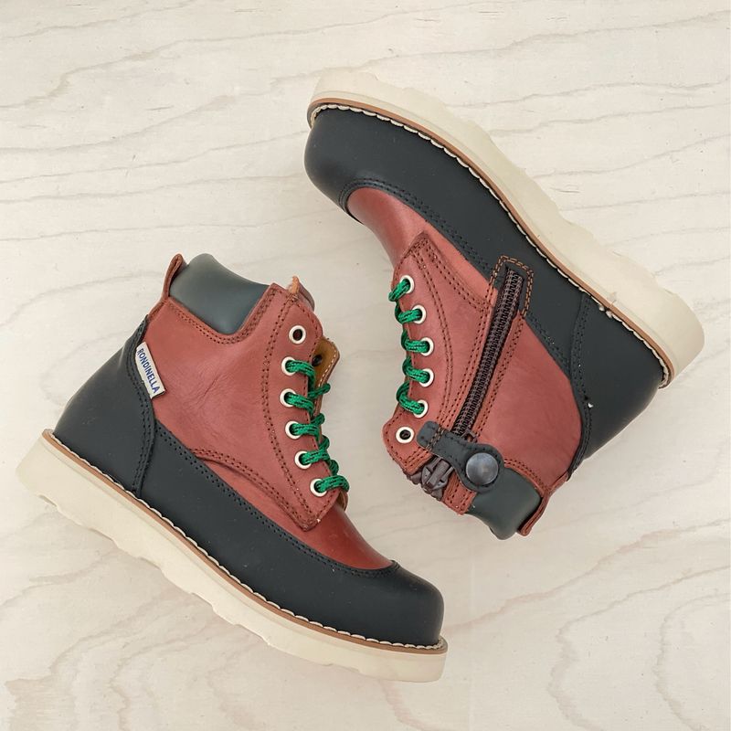 RONDINELLA - Bottine - Nero Brown Green