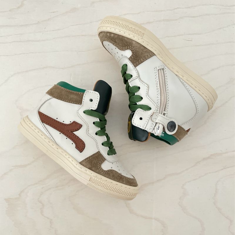 RONDINELLA - Sneaker High - Green Taupe