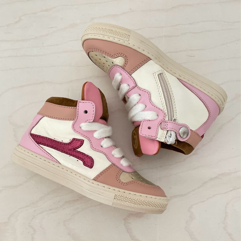 RONDINELLA - Sneaker High - Pink Gold Pesca