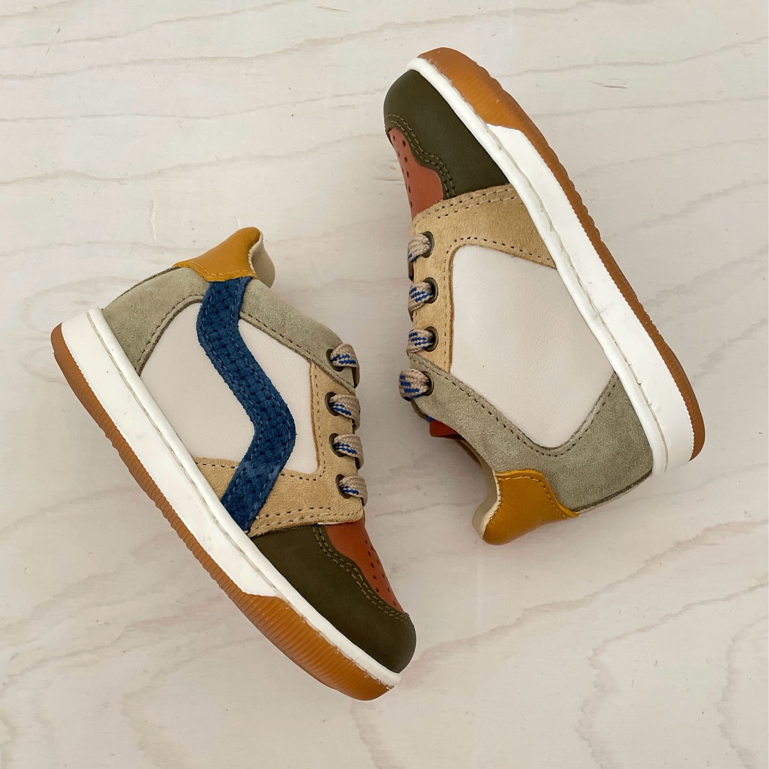 FALCOTTO - Sneaker Abeia - Militare Milk Stone