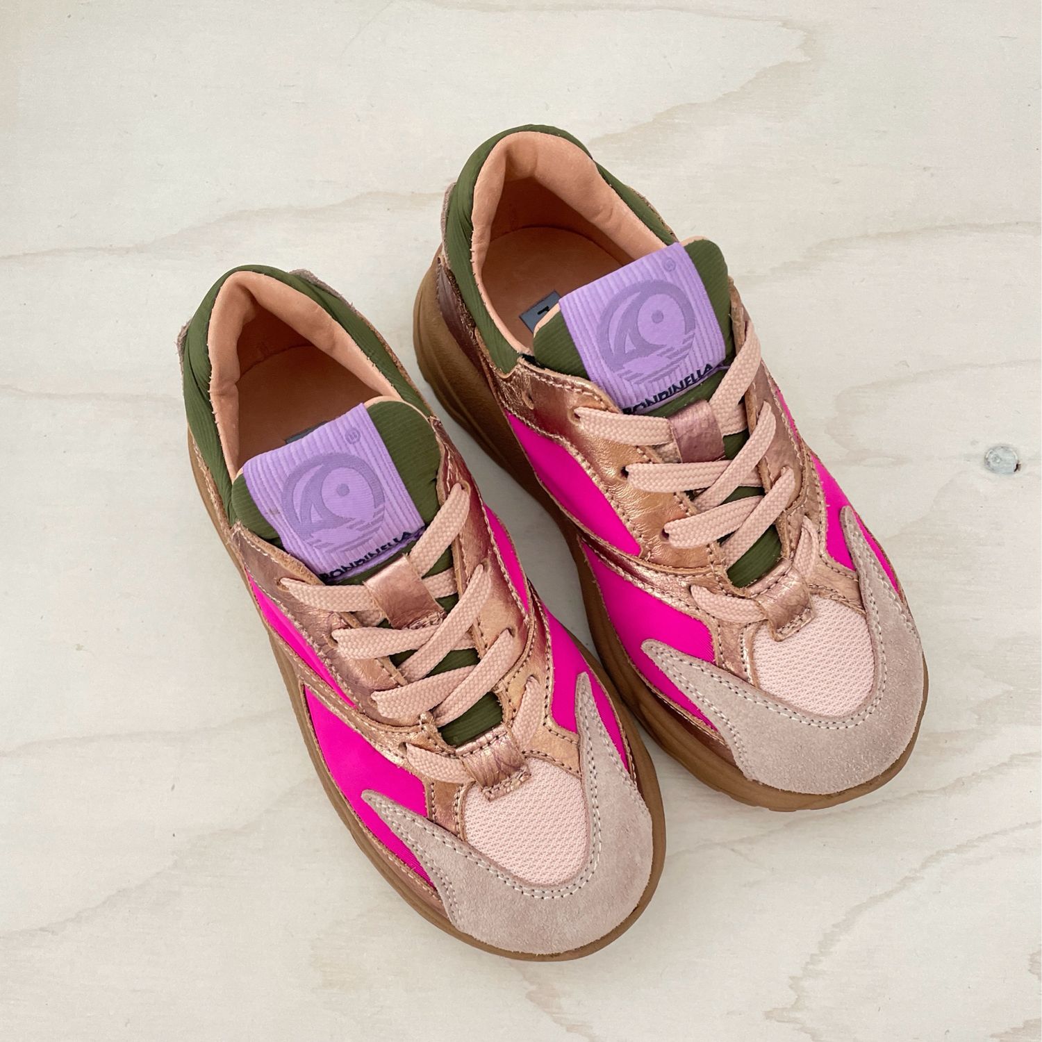 RONDINELLA - Sneaker - Cipri Champagne Fuxia