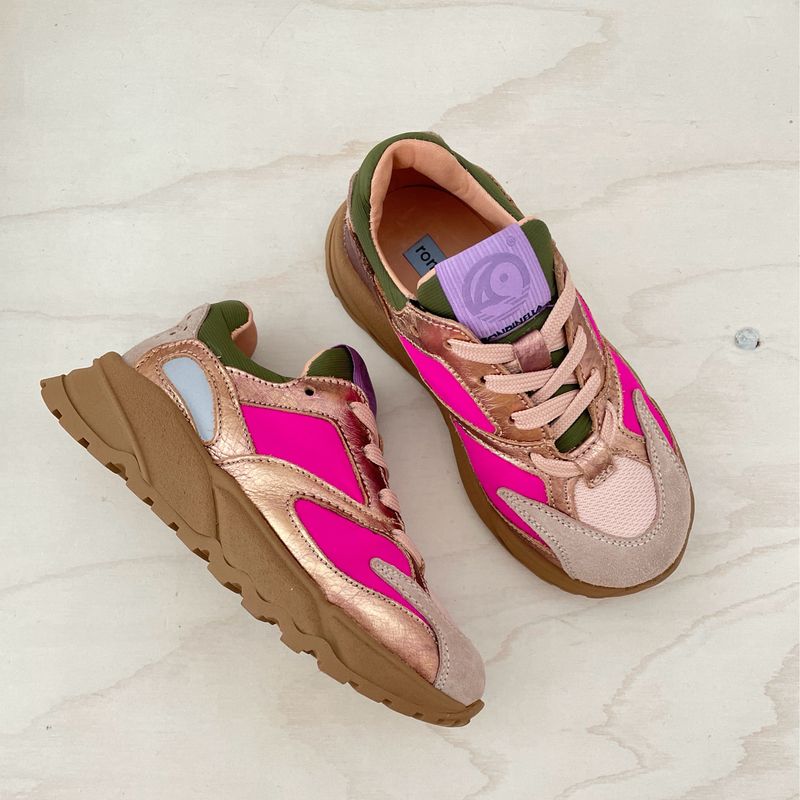 RONDINELLA - Sneaker - Cipri Champagne Fuxia