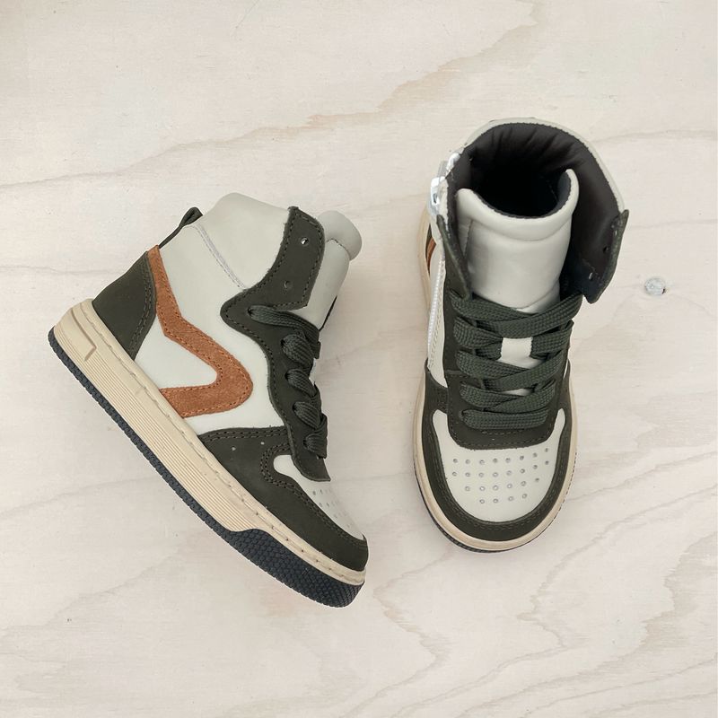 HIP - Hoge Sneaker - Donker Groen
