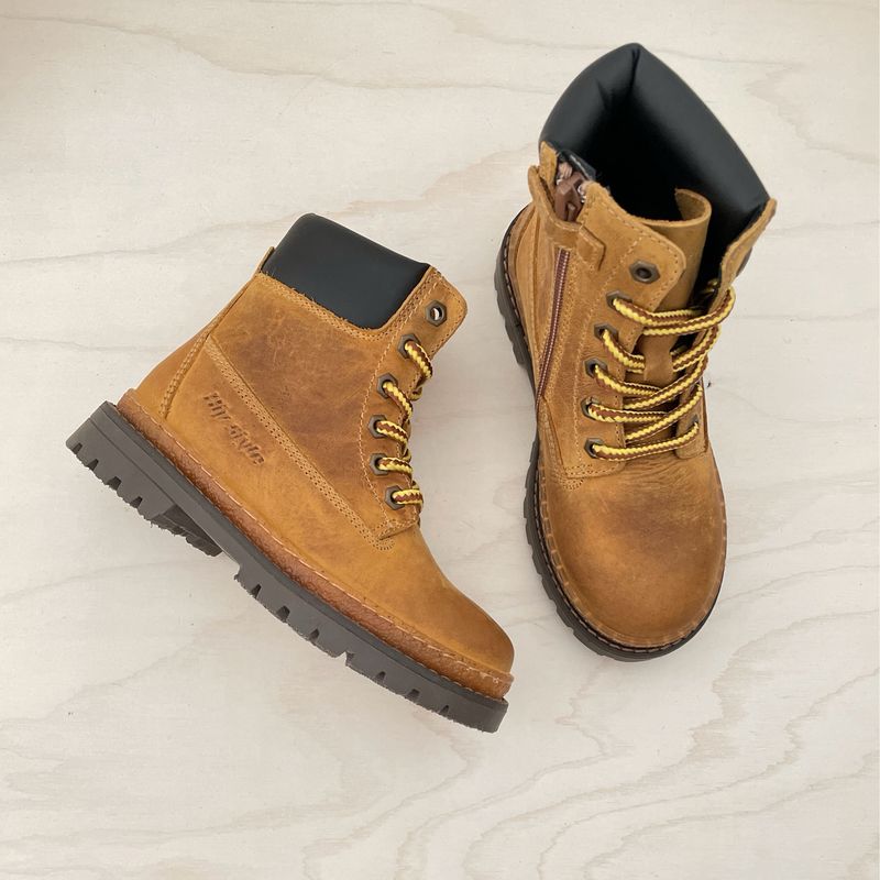 HIP - Bottine - Naturel Leather