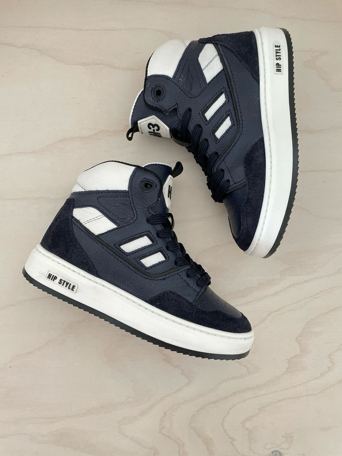 HIP - Hoge Sneaker - Donker Blauw