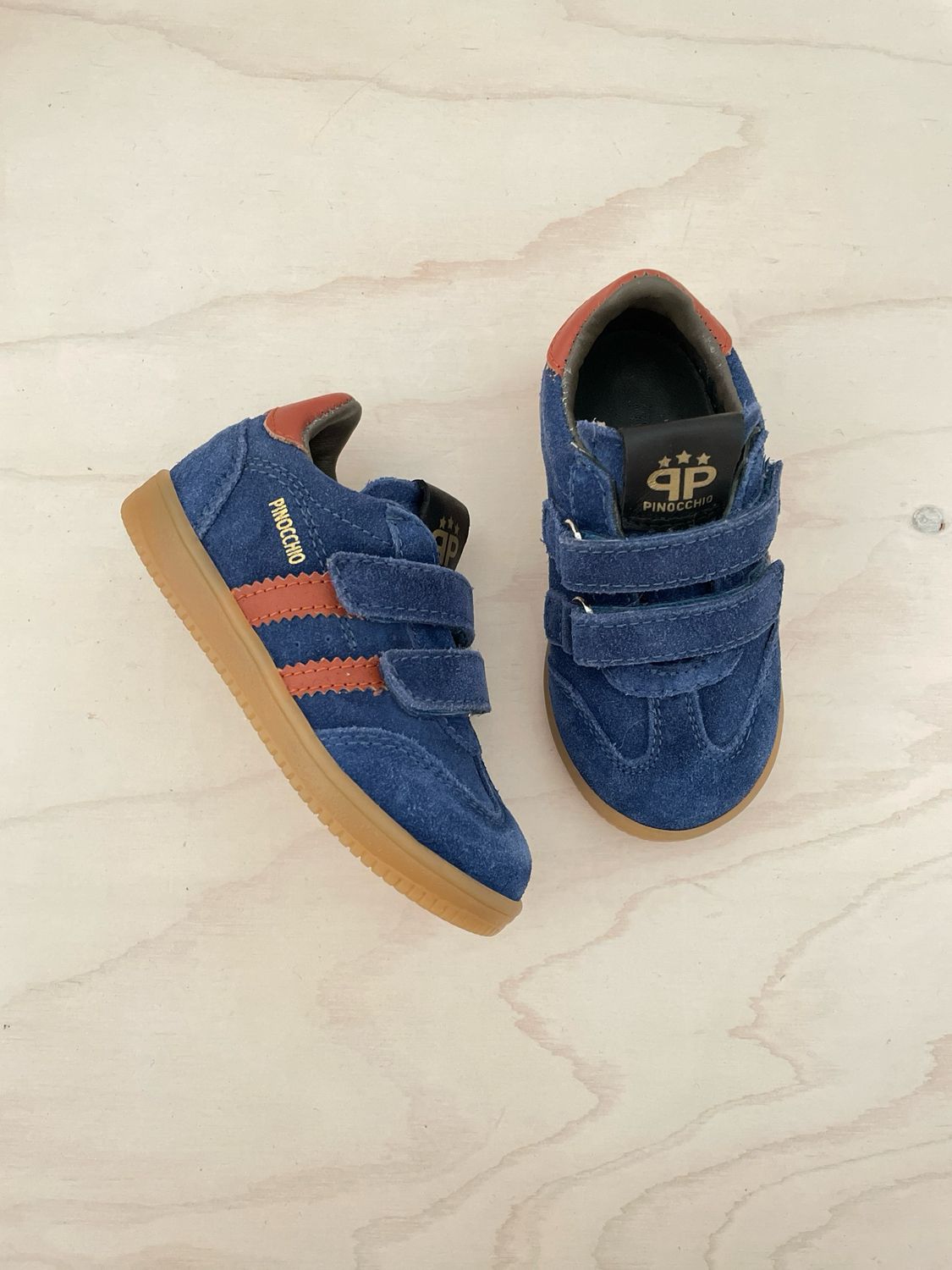 HIP - Sneaker Velcro - Jeans Roest