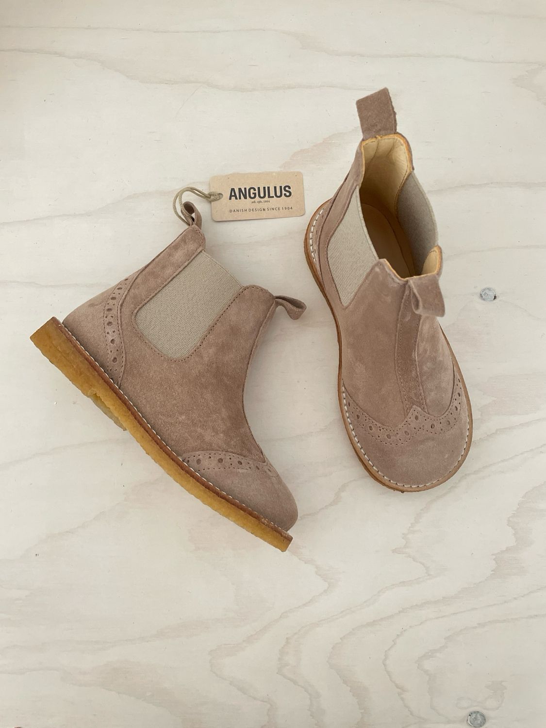 ANGULUS - Chelsea Boot - Dusty Mauve