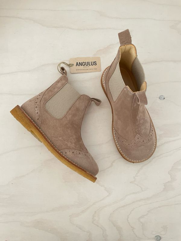 ANGULUS - Chelsea Boot - Dusty Mauve