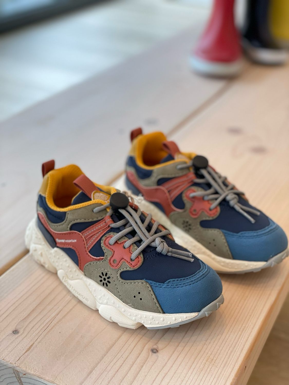 NATURINO x FLOWER MOUNTAIN - Sneaker - Navy Taupe