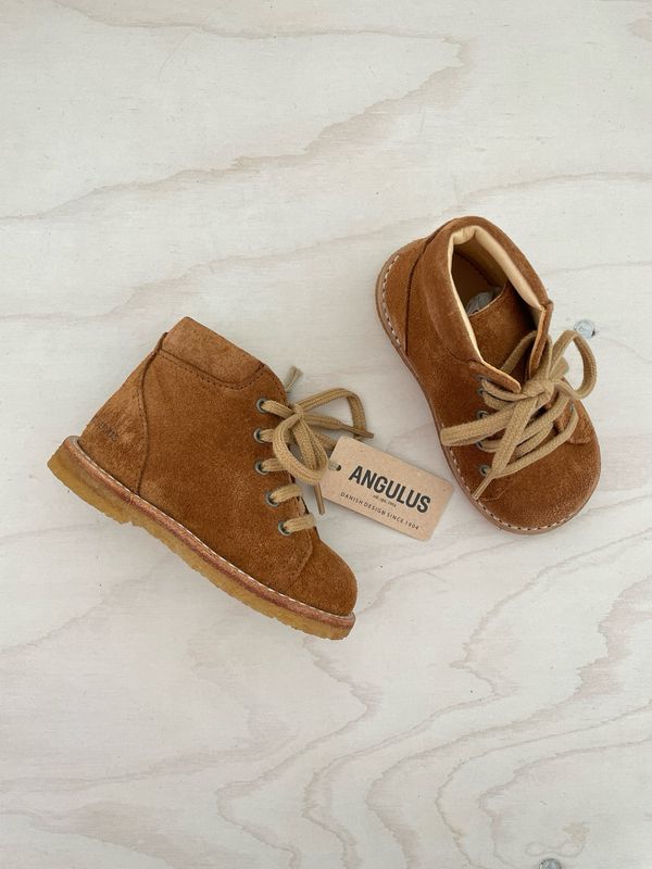 ANGULUS - Eerste stapper - Cognac Suede