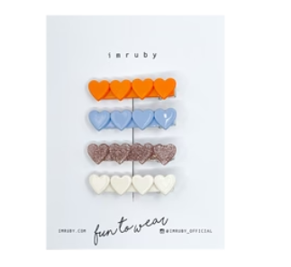 IMRUBY - PURE Hearts Set van 5 Clips