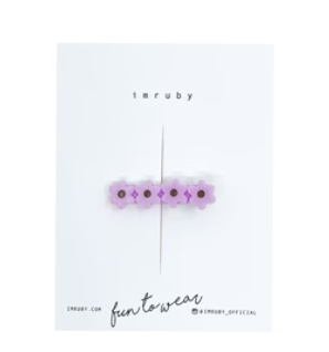 IMRUBY - ELLE Flower Clip - Lila