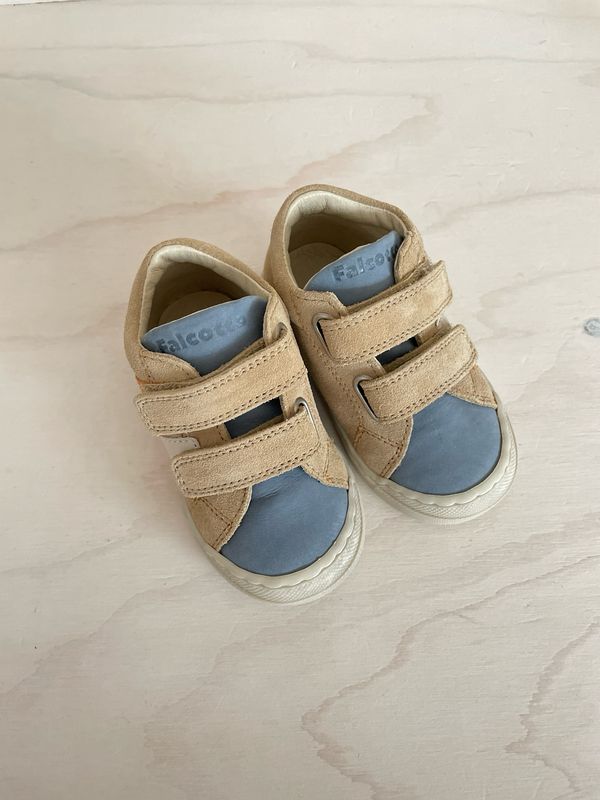 FALCOTTO - Sneaker Gazer - Celeste Sand Orange