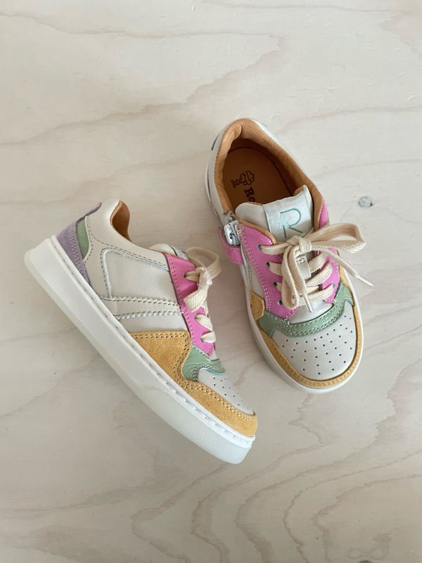 ROMAGNOLI - Lage Sneaker - Mustard Off White