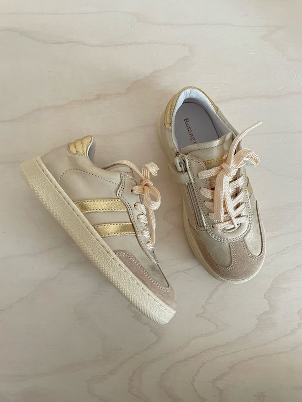 ROMAGNOLI - Lage Sneaker - Laminato Gold