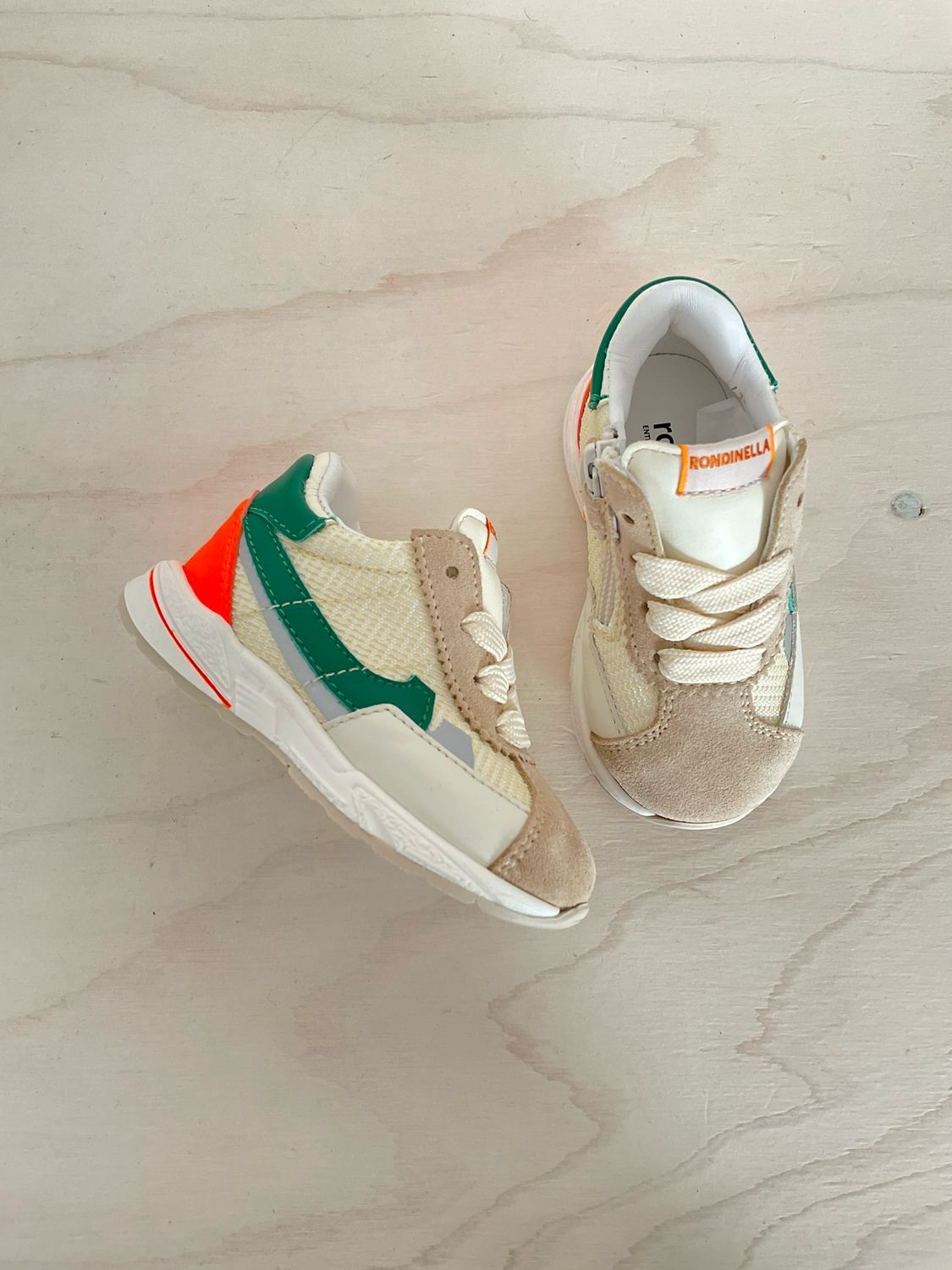 RONDINELLA - Runner Mini - Off White Verde