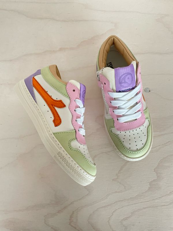 RONDINELLA - Lage Sneaker - Verde Pink Lila