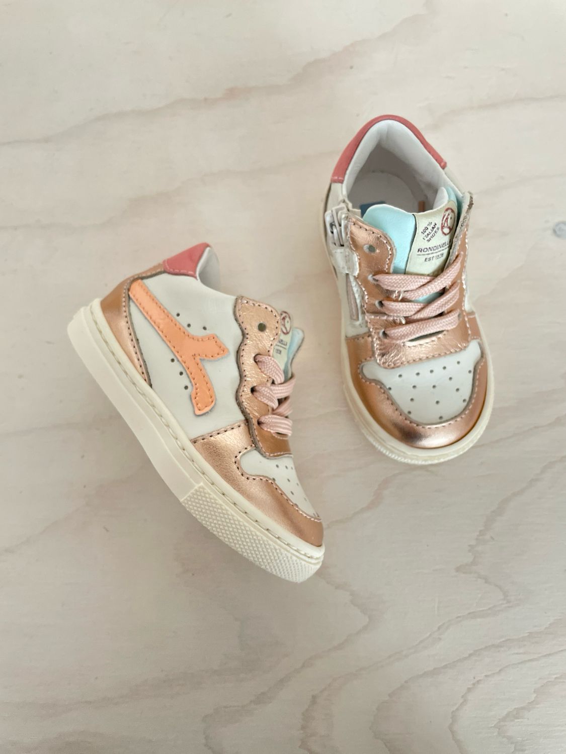 RONDINELLA - Sneaker Mini - Champagne Rose Dust