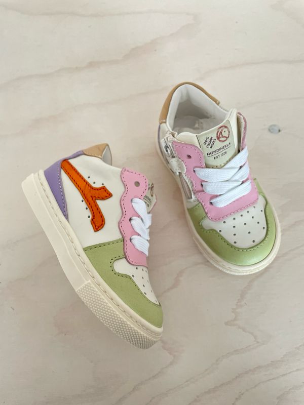 RONDINELLA - Sneaker Mini - Verde Pink Lila