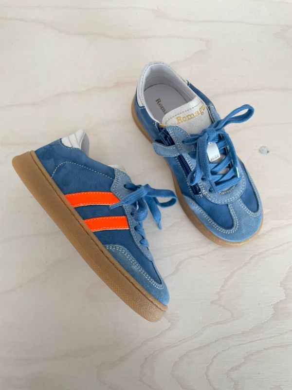 ROMAGNOLI - Sneaker - Denim Fluo