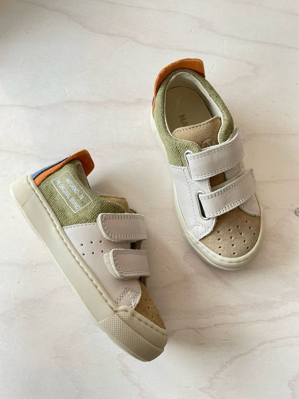 NATURINO - Sneaker Trajan - Sand Milk Militare