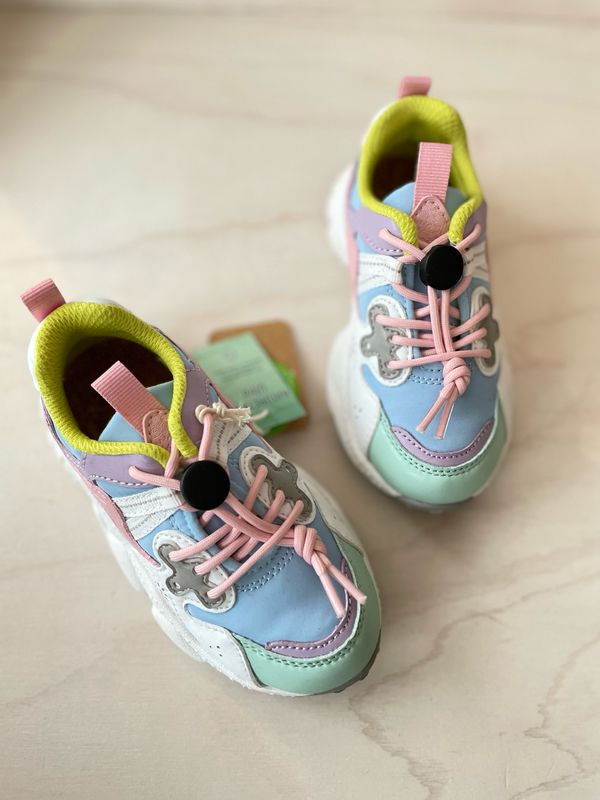 NATURINO x FLOWER MOUNTAIN - Sneaker - Aquamarine Celest White