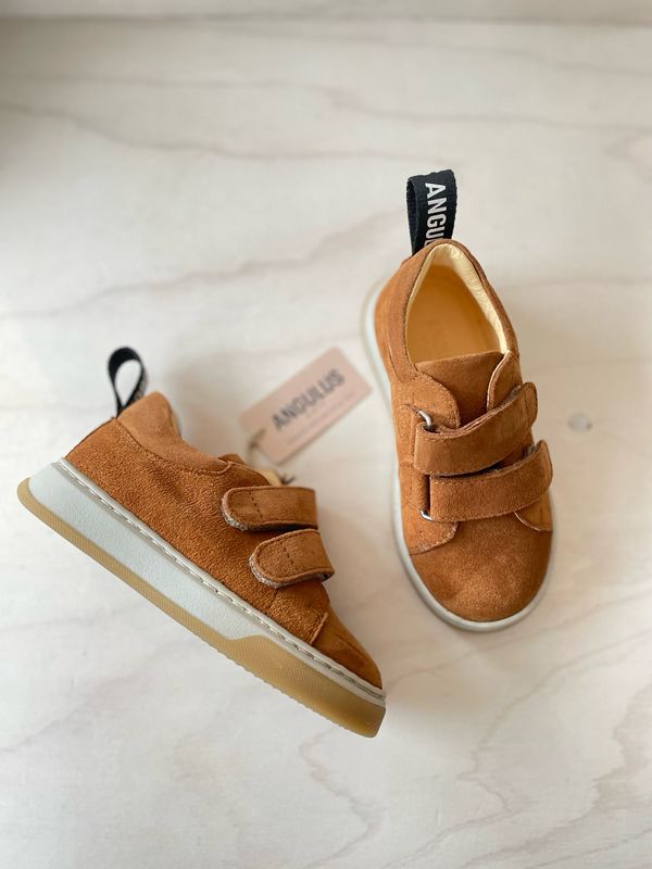 ANGULUS - Sneaker Velours - Camel