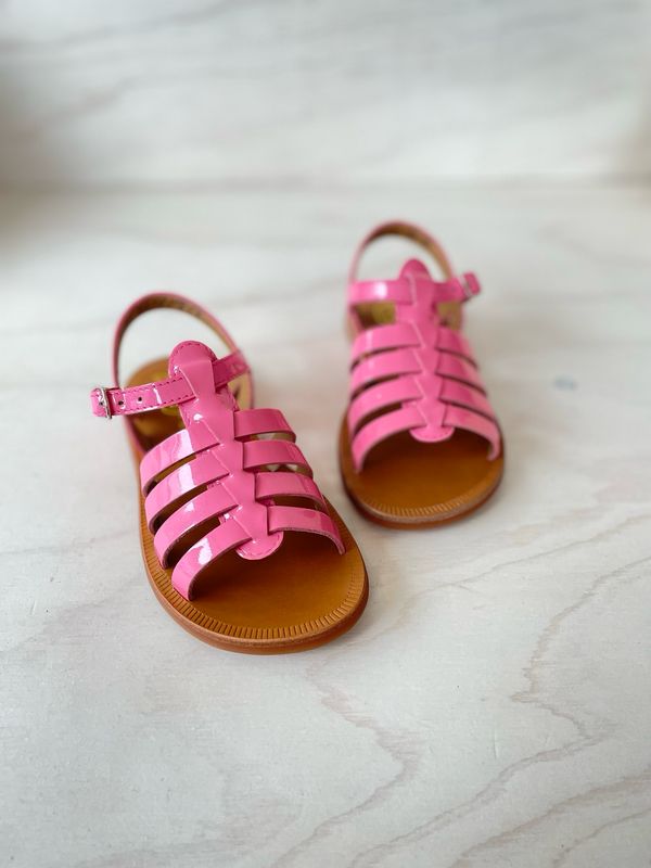 POM D&#39;API - Sandaal Plagette Strap - Bubblegum