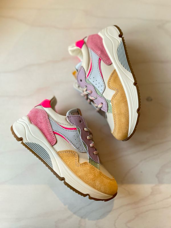 OCRA - Sneaker Runner - Peach Lila Pink