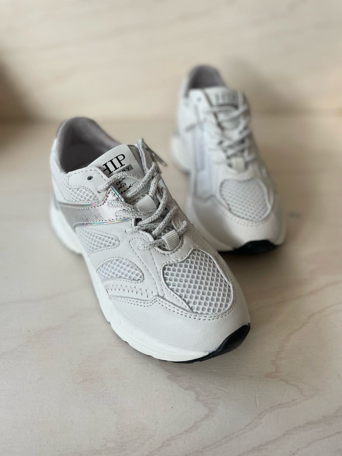 HIP - Sneaker Runner - White Silver